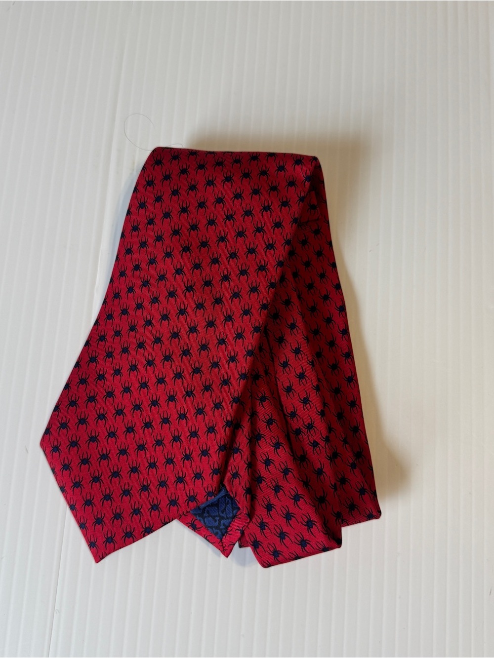 Vineyard Vines University of Richmond Spiders Silk Tie Red Navy Custom USA